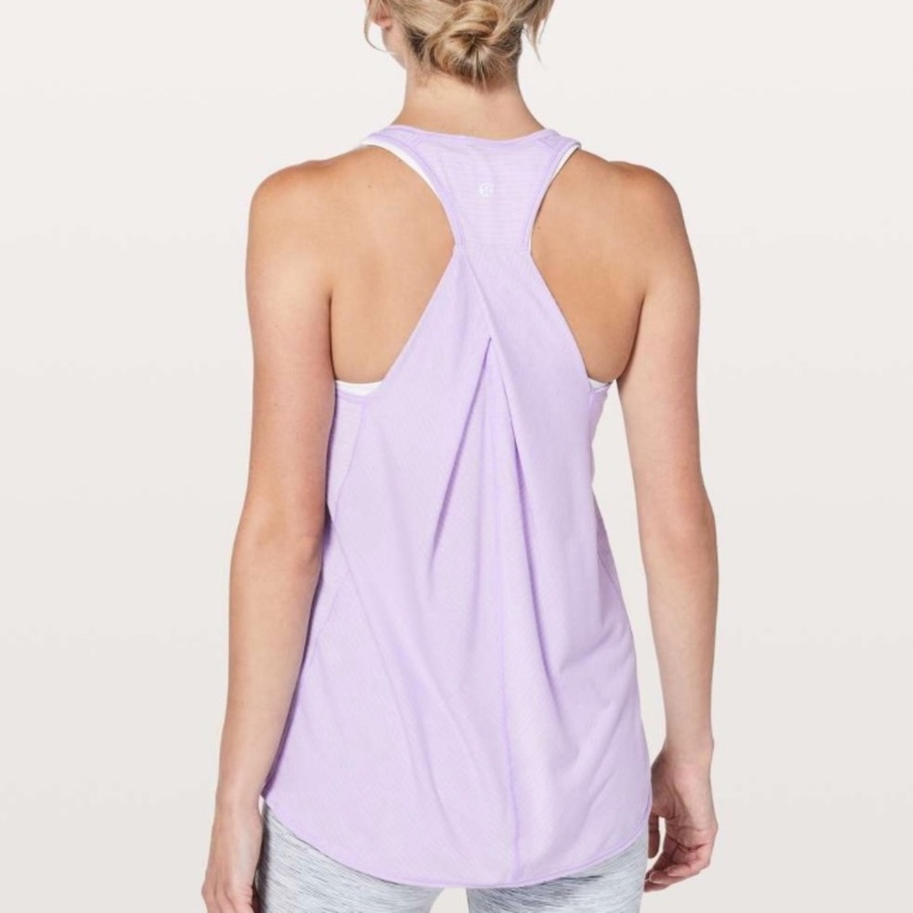 Lululemon Essential Tank in Heathered Sheer Violet